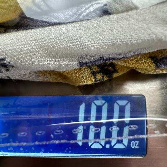 Free People Top Womens Large White Freshly Squeezed Lemon Boho Festival Oversize - Picture 12 of 13